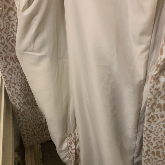 NWT Nine West Cream Tan Long Leopard Coat Size Medium Retail $118 - Picture 8 of 11